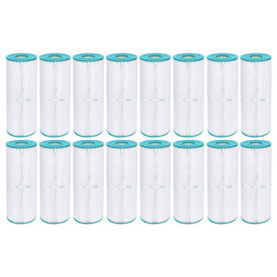 Hurricane Spa Filter Cartridge for Pleatco PRB50-IN and Unicel C-4950, 16 Pack