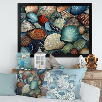 Seaside Seashells II sur impression sur toile
