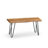 Ratcliff Industrial Solid Wood Metal Hairpin Live Edge Wall Mounted Coat Hook And Bench-1579026074