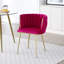 Ensemble de 2 chaises de salle à manger en velours Modern