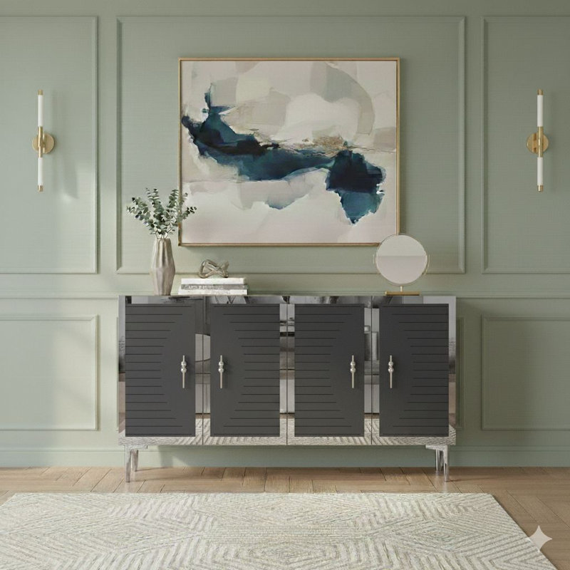 Console, Black/Silver