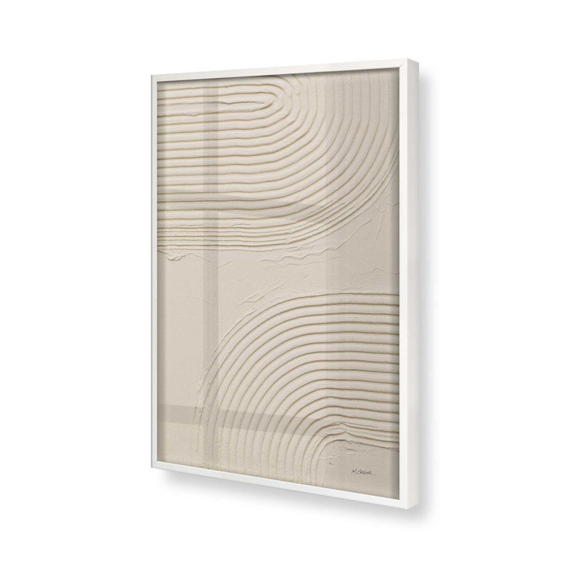 Echoed Curves in II, H 15 po x l 12 po, Blanc