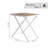  Square Foldable Indoor And Outdoor  Bistro Table