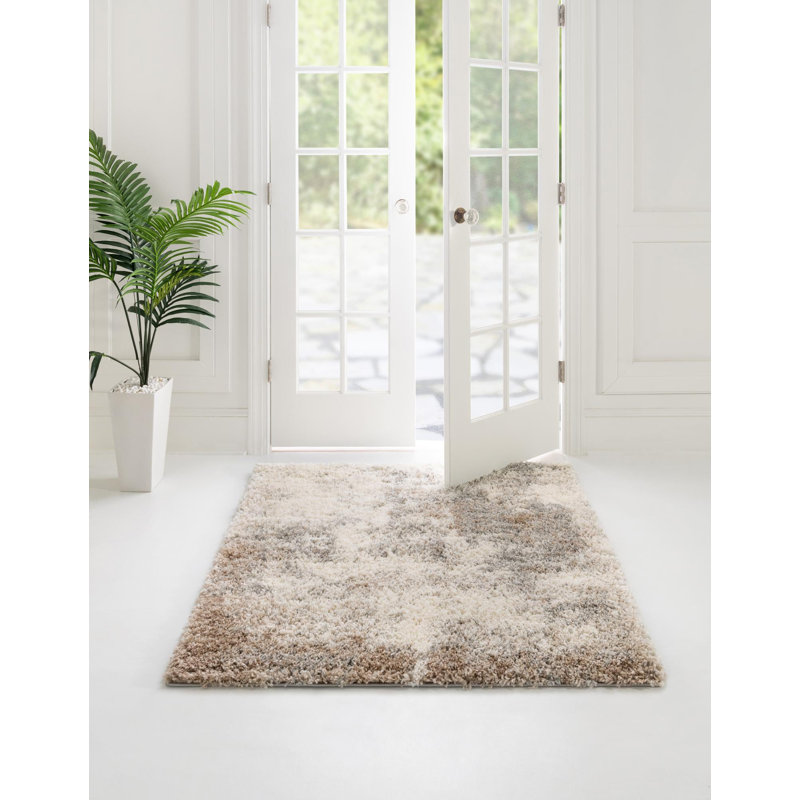 Abstract Indoor Rug, Square 8'