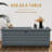 260 Gallon Metal Outdoor Deck Box Waterproof