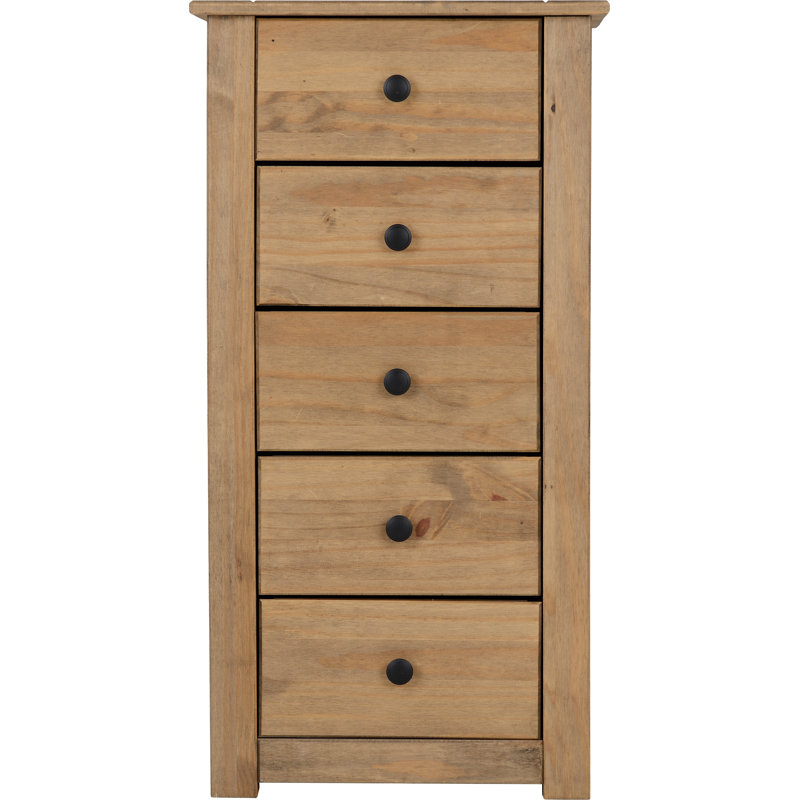 Tetteh 5 Drawer Narrow Chest Of Drawers