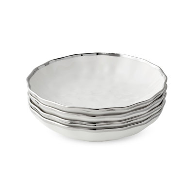Regency Silver Set of 4 Soup Bowl 9" x 2"
