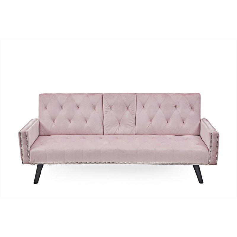 72'' Velvet Sleeper Sofa