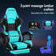 ELFORDSON Adjustable Reclining Swiveling PC & Racing Game Chair with Footrest-99082497