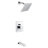 Icon Collection Shower System: 8" Square Rain Shower Head, Tub Spout, & Rough-in Valve Included - Chrome Polished-92460924