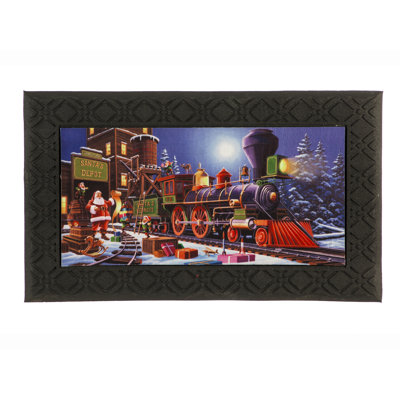 Hubler Non-Slip No Pattern Christmas Doormat