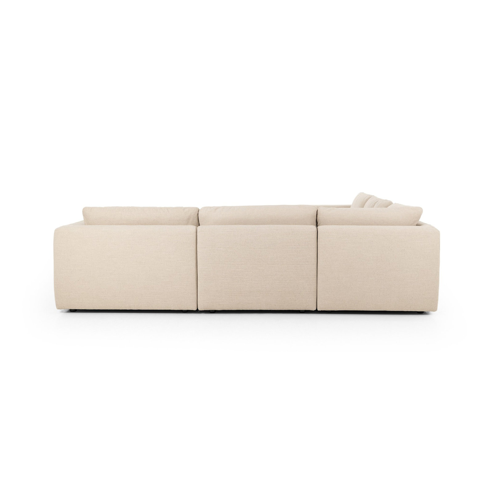 Margorie Upholstered L-Sectional, Antwerp Taupe Linen Blend