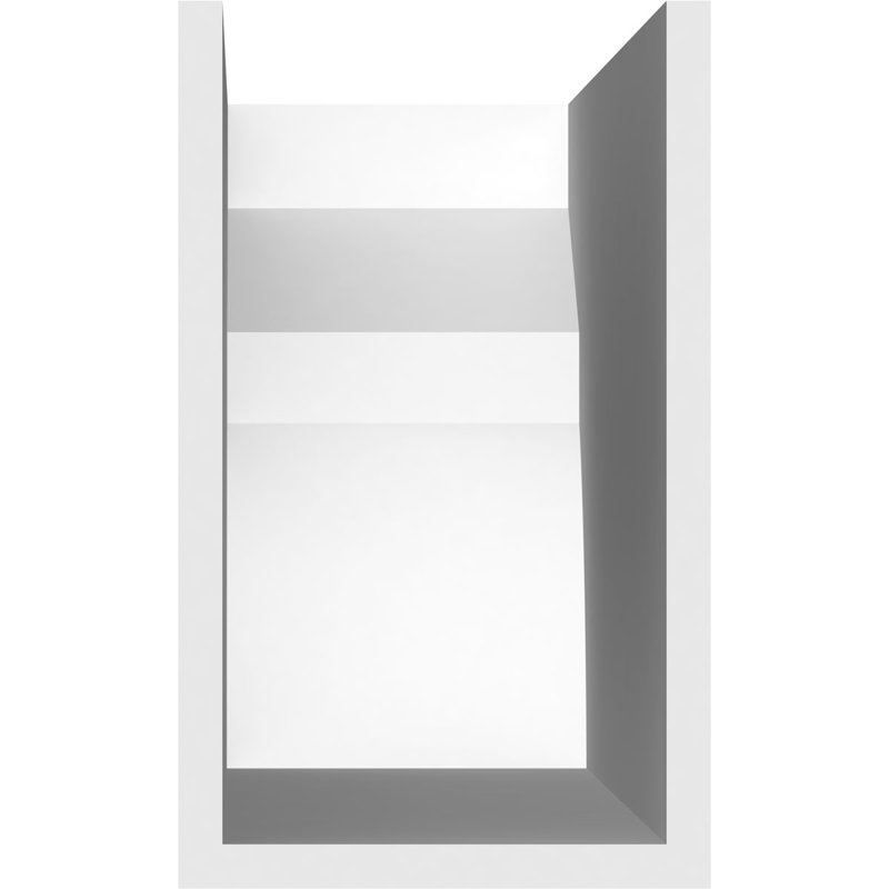 Queue de chevron standard en PVC de qualité architecturale Monterey, H 10 po x L 6 po x P 36 po