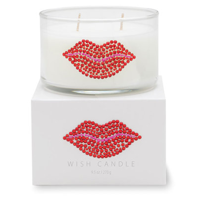 Scented Jar Candle with Glass Holder