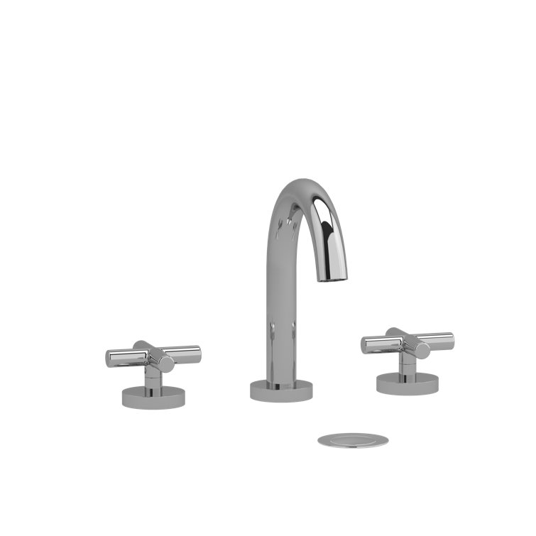 Riu™ Widespread Bathroom Faucet with Drain Assembly and C-Spout