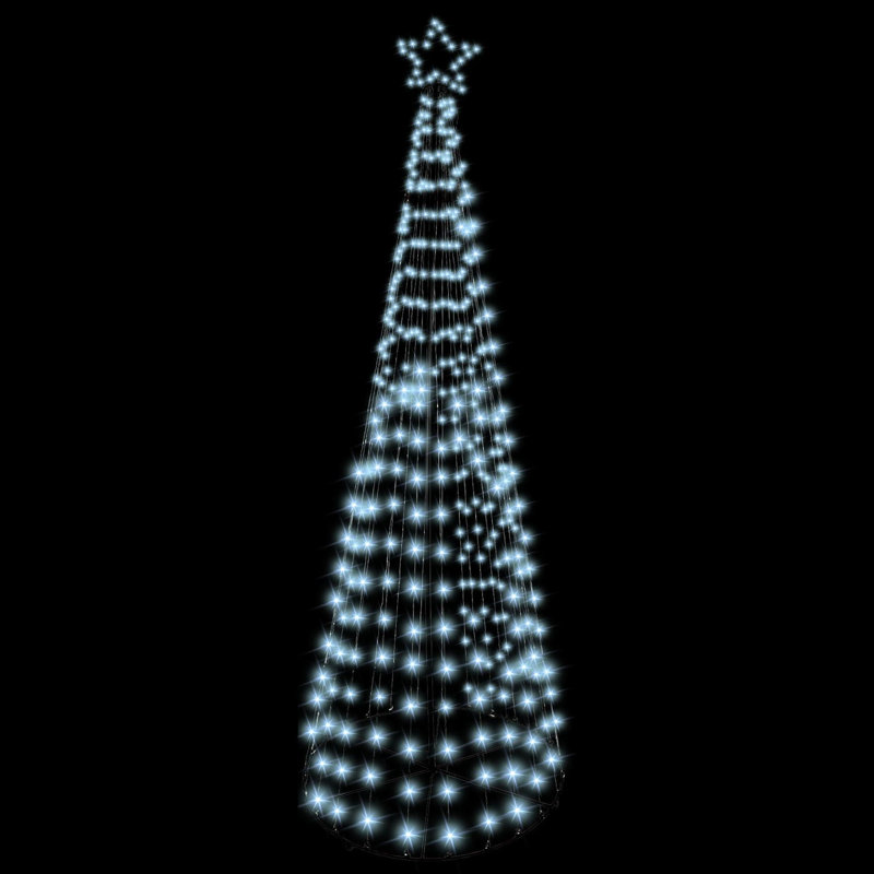PVC Holiday Shaped Ornament, White, 140cm H x 30cm W x 30cm D