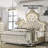 Lucienne Upholstered Scalloped Bed W/LED-97744577