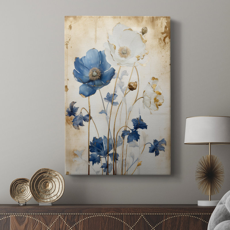 FLORAL Series LVI - Gallery Cavas, H 18 po x l 12 po