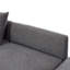 Canapé modulaire 85,4 po Canapé modulaire en U Canapé-lit Canapé en L avec repose-pieds mobile et deux ports USB pour le salon-16441334