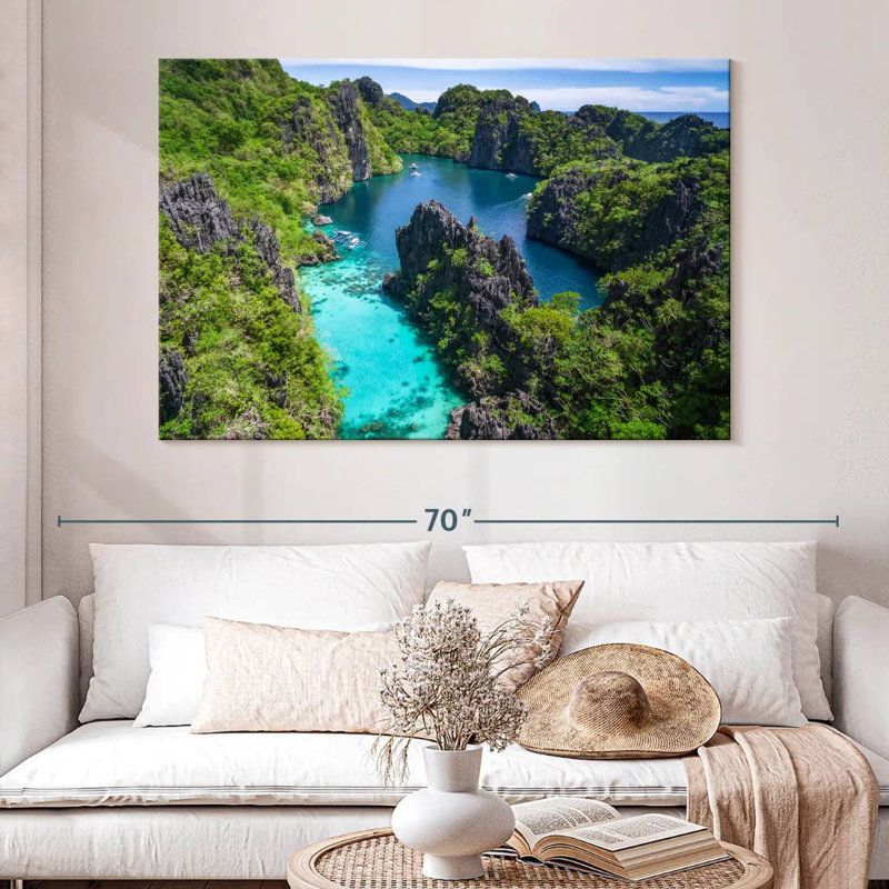 Falaises de Gillard El Nido, H 34 po x l 51 po