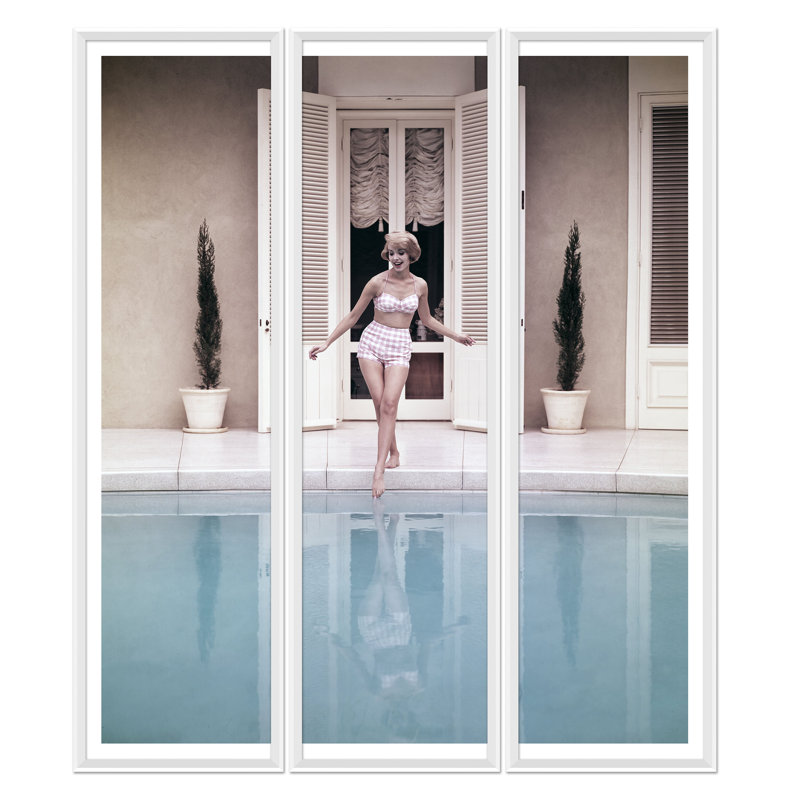 Testing The Waters Giclee Print by Getty Images