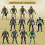 Ensemble de 16 figurines de jouets pour enfants, hommes d'armée et équipe SWAT avec figurines de figurines, ensemble de jouets, cadeau d'anniversaire de Noël pour les garçons de 3 ans et plus