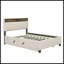 Lit plateforme tapissier double avec tête de lit-885679298