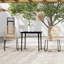 Janat 2 - Person Wicker Patio Dining Set with Square Table-1999639065