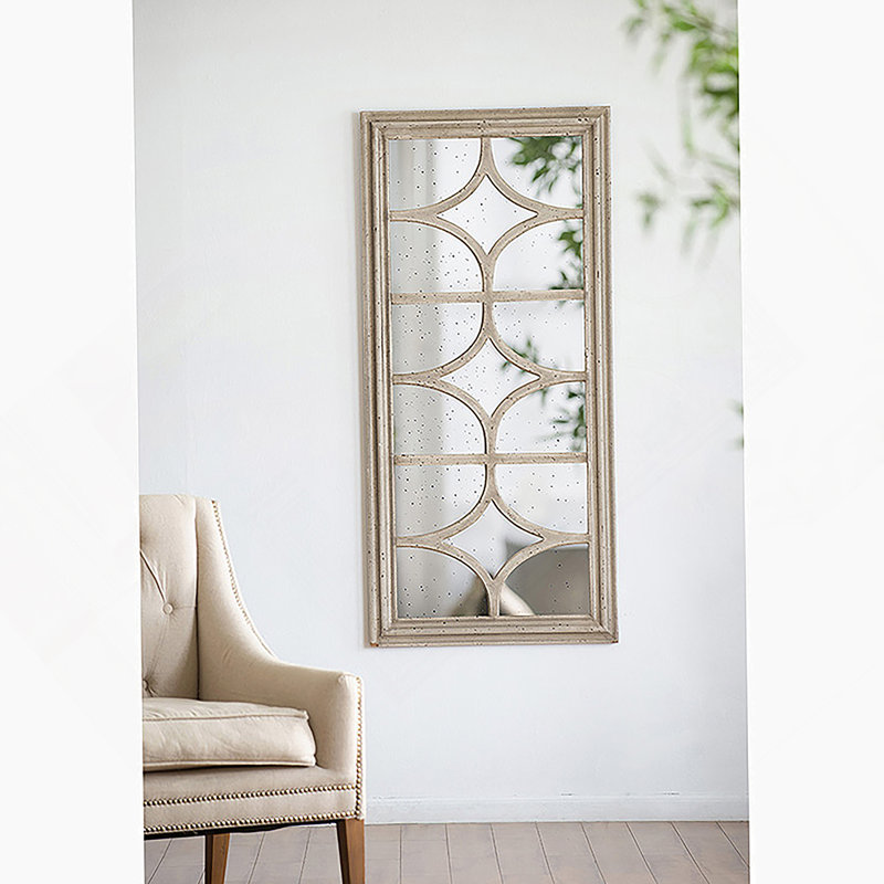 Miroir rectangulaire 28 po x 59 po Glister