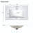 Simpert 30'' Single Bathroom Vanity with Solid + Manufactured Wood Top-1434456748