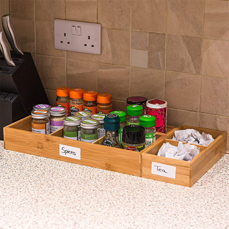Mikkanen Bamboo Organiser Set