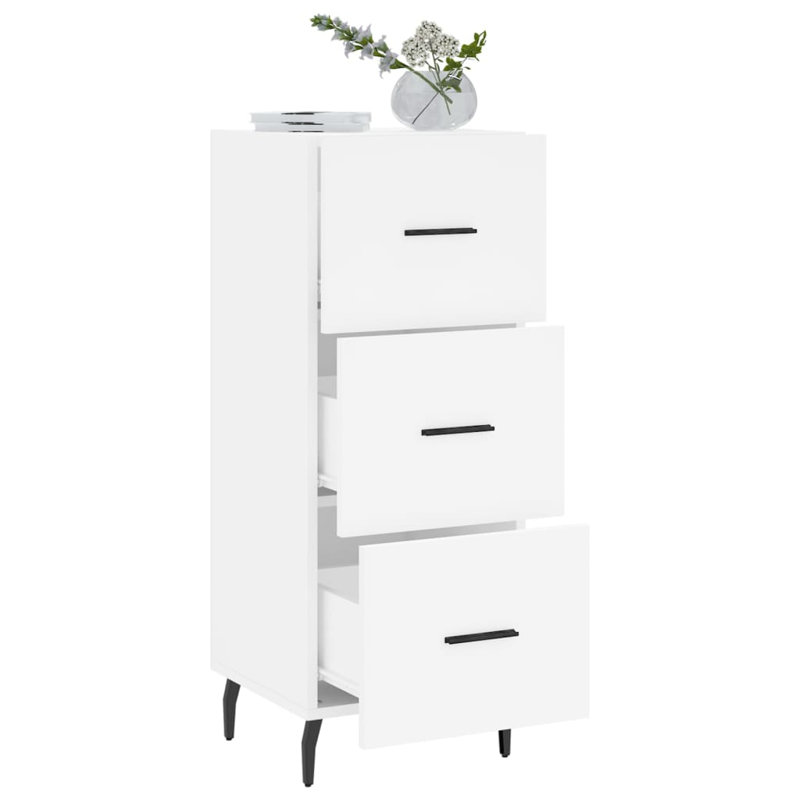 Muhtasim 3 - Drawer Rectangle Accent Chest, White