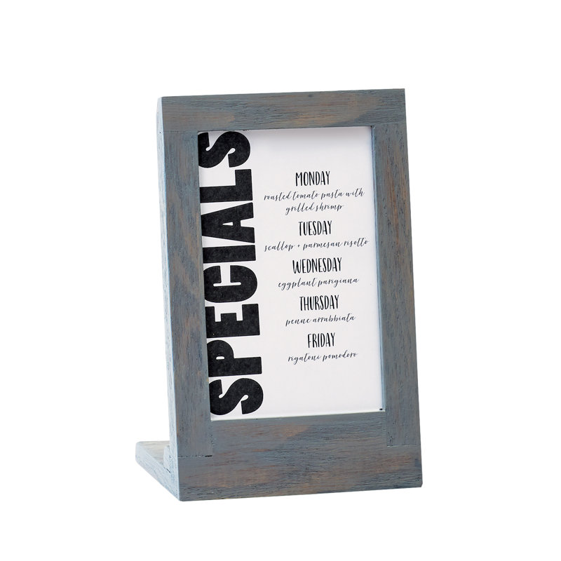 Porte-cartes en bois de frêne, H 6,5 po x l 4 po x P 3,5 po