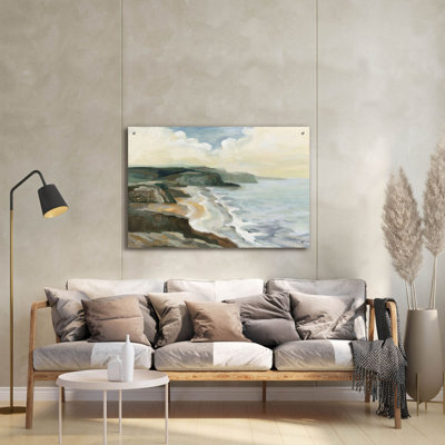  «Irish Coast Dark» par Silvia Vassileva, art mural en verre acrylique, 36 po x 24 po
