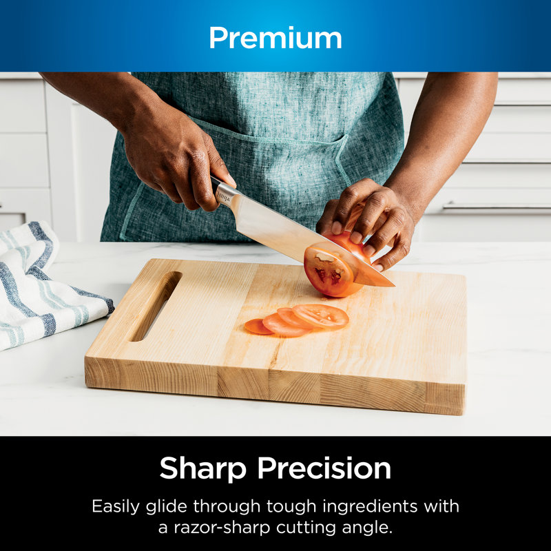 Ninja® Foodi® NeverDull 17-Piece Premium Knife System, Knife Block Set with Built-in Sharpener