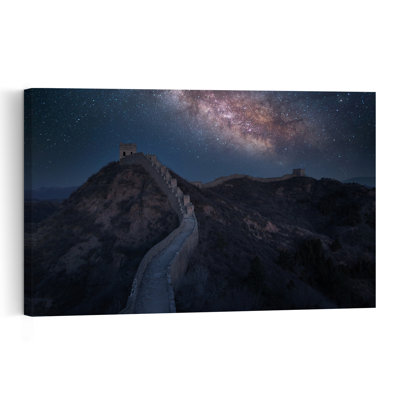 " Mountain Sunset Wildflowers Colorful Dramatic Peaceful Landscape Mountain Wall Art Print " Print