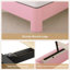 Lit plateforme tapissier en velours avec mobilier de chambre à coucher pour enfants Crown-1314945064-1314945058