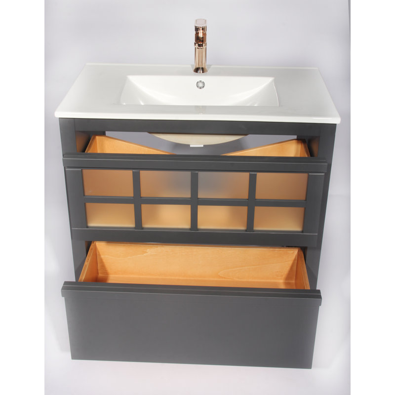 Ensemble de meuble-lavabo simple 40 po Maryjayne