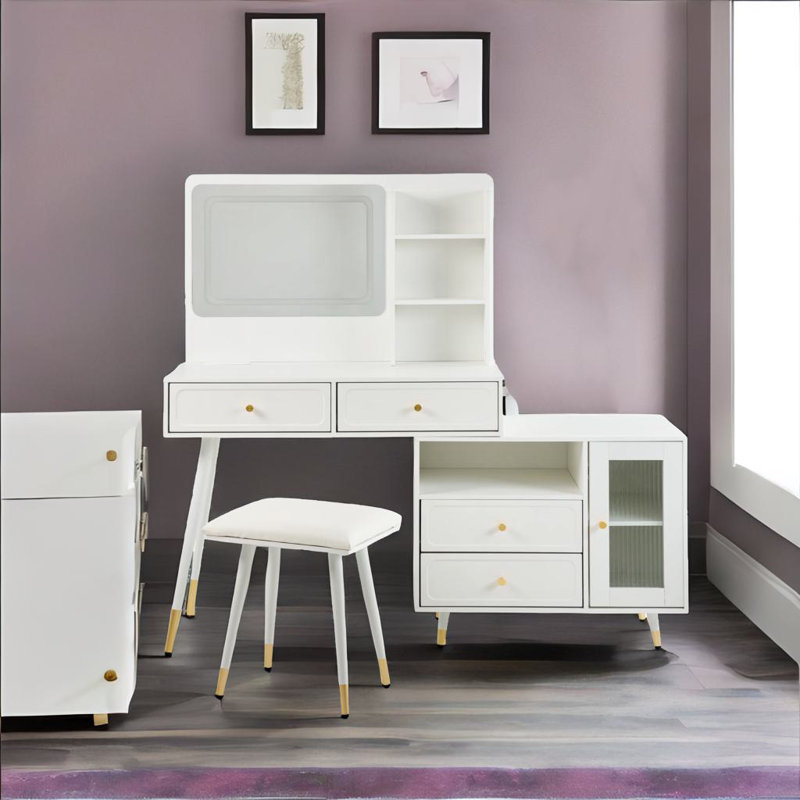 Meuble-lavabo moderne, Blanc