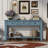 55.4" Modern Entryway Console Table with Drawers-1769152727