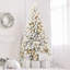 Arbre de Noël à mémoire de forme 5/6 / 7Ft PVC (avec lumière)-638107442