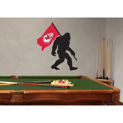 Kansas City Chiefs Big Foot Wall Decal