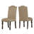 19.5'' H Upholstered Oak Dining Chair-19006966