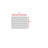 Mixed Grey Slatted Side Table With Aluminum Top – Fully Assembled