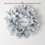 21" Artificial Snowy Cedar Christmas Wreath, Green