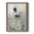 Toile avec cadre gris