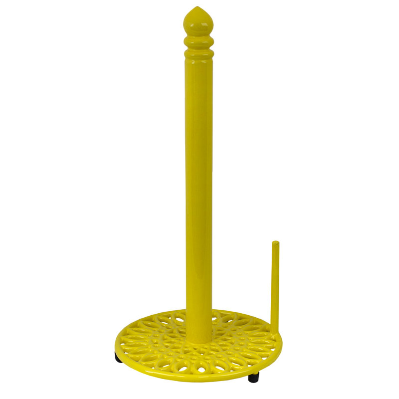 Porte-essuie-tout en fonte Sunflower, Jaune