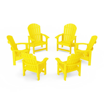 Heritage Upright Adirondack Chairs Set Of 6