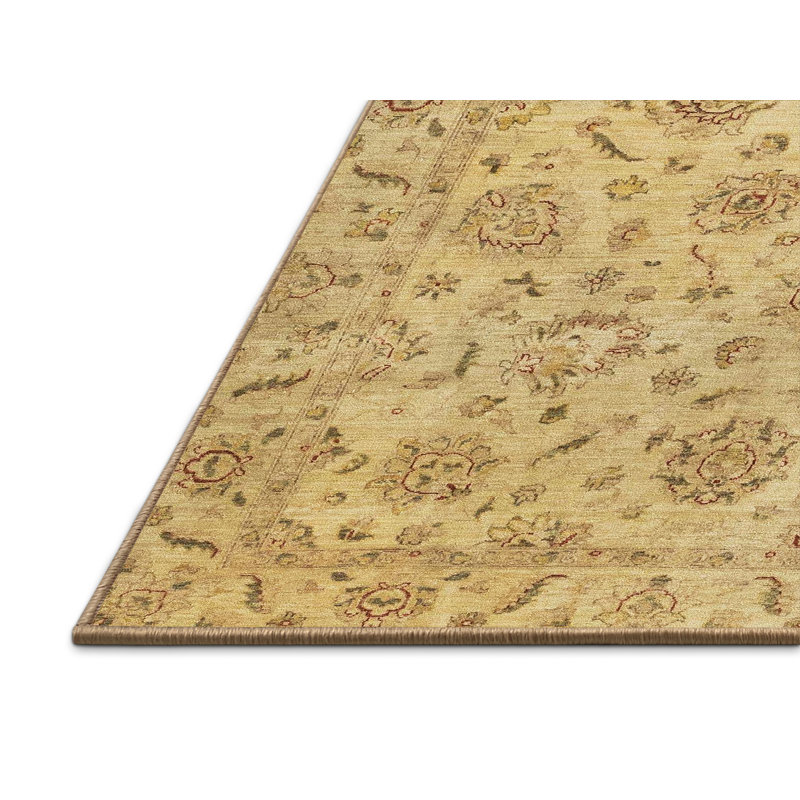 Tapis décoratif multicolore à motif abstrait, Rectangle de 5 pi x 8 pi