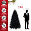 Arbre de Noël noir avec 350 lumières DEL blanches-237586449